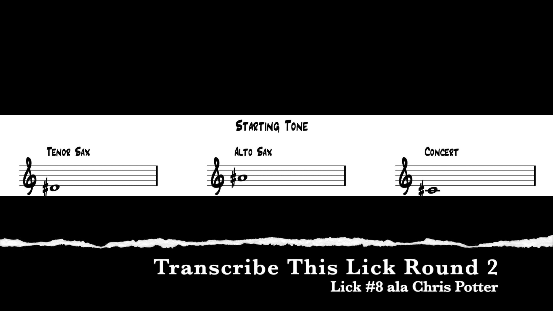 Transcribe This Lick #8 - ala Chris Potter