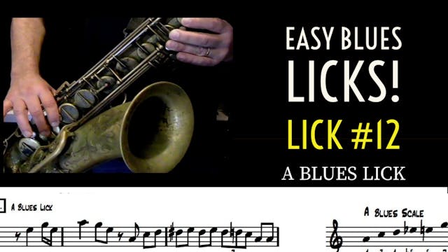 Easy Blues Lick #12 - A Blues Lick al...