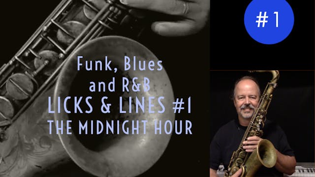 Funk, Blues, and R&B Licks & Lines #1...