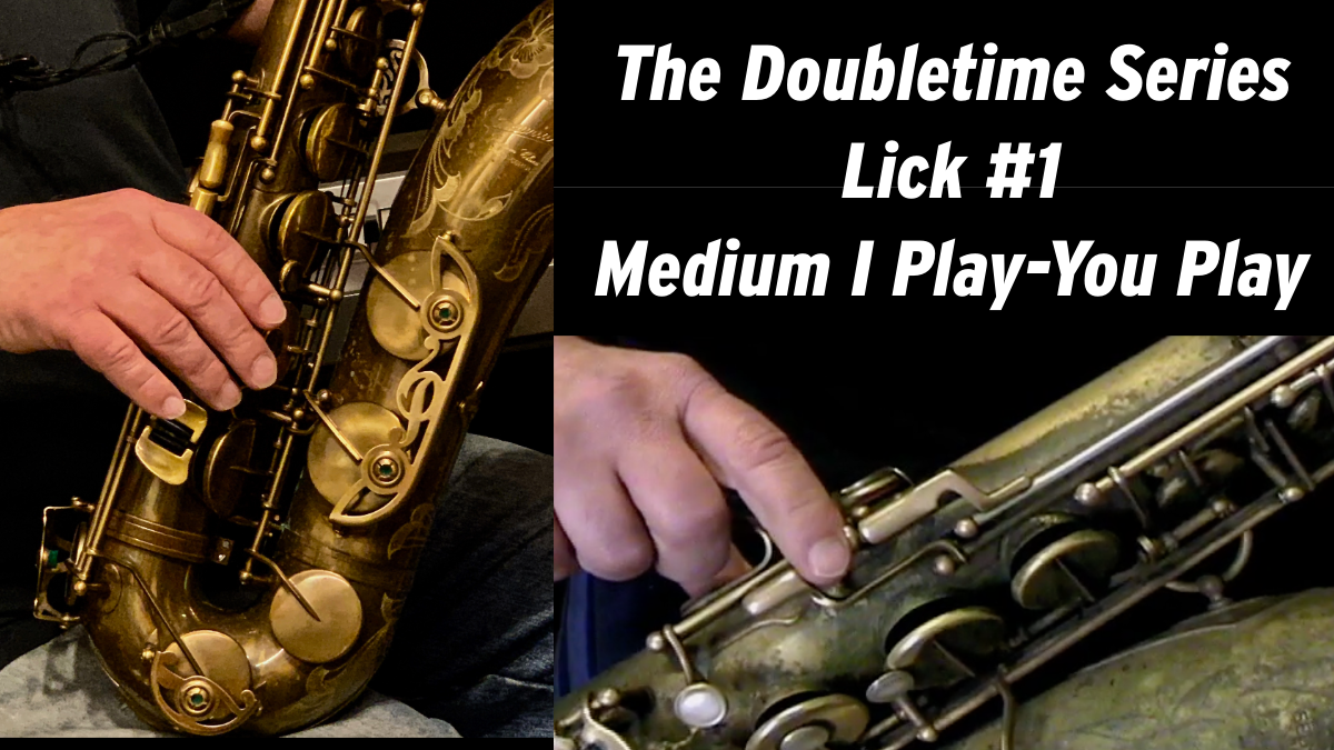 Doubletime Lick #1 100 bpm (Medium) I Play-You Play