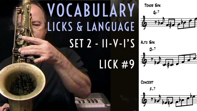 Vocabulary, Licks, & Language Set 2, #9
