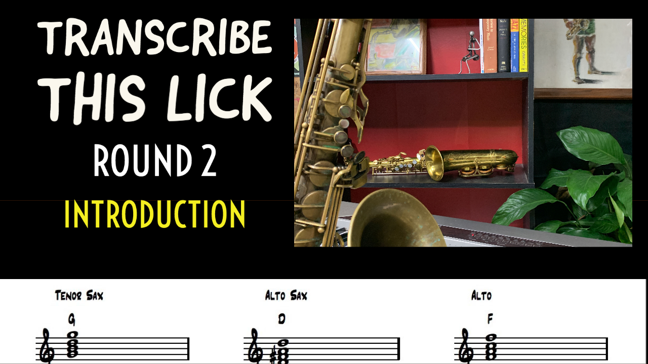 Transcribe This Lick Round 2! - Introduction