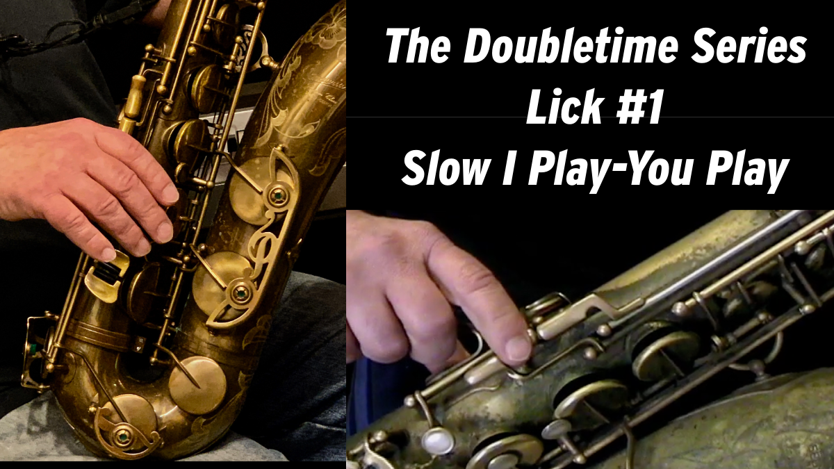 Doubletime Lick #1 80 BPM (Slow) I Play-You Play