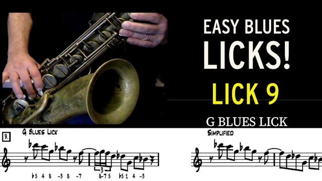 Easy Blues Lick #9 - G Blues Lick