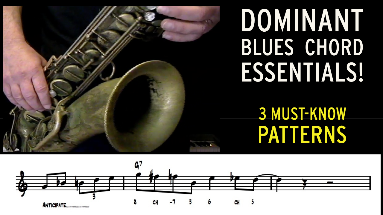 Dominant Blues Chord Essentials! 3 Must-Know Patterns