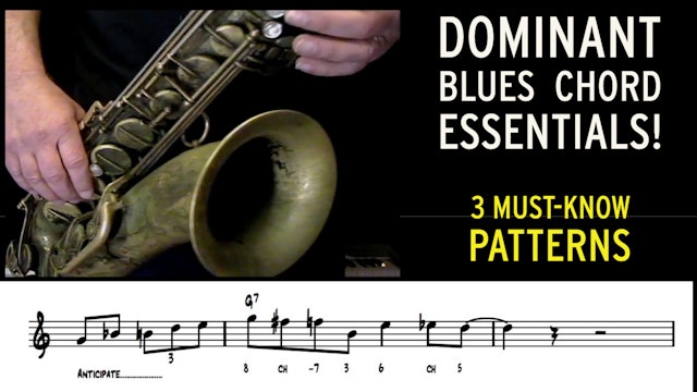 Dominant Blues Chord Essentials! 3 Must-Know Patterns