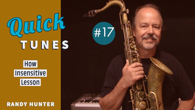 How Insensitive - Lesson - Quick Tune...
