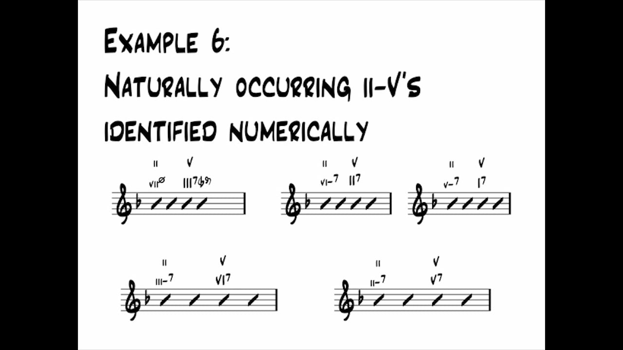 ii-V By Any Name, Part 1, Video 1