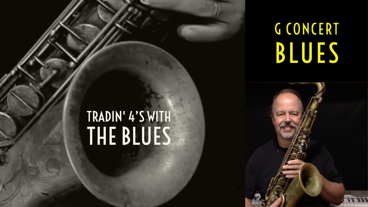 Tradin' 4's in G Blues