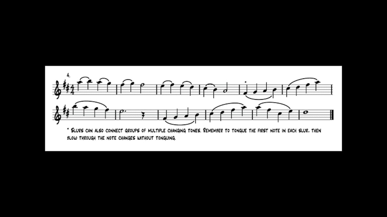 Lesson 7 Playing Exercise Demonstrations Alto Sax Beginning