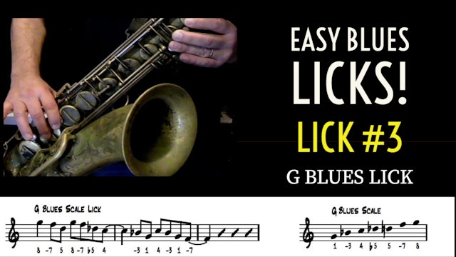 Easy Blues Lick, #3