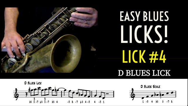 Easy Blues Lick #4