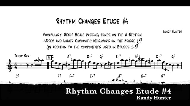 Rhythm Changes Etude #4