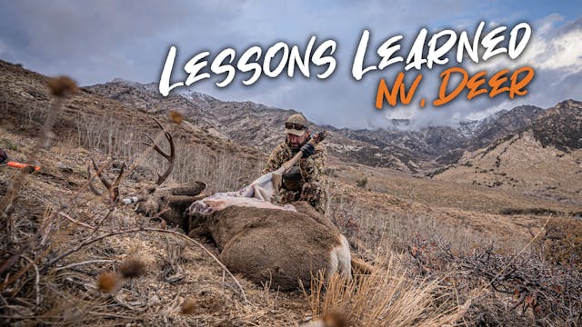 Lessons Learned | Nevada Mule Deer wi...