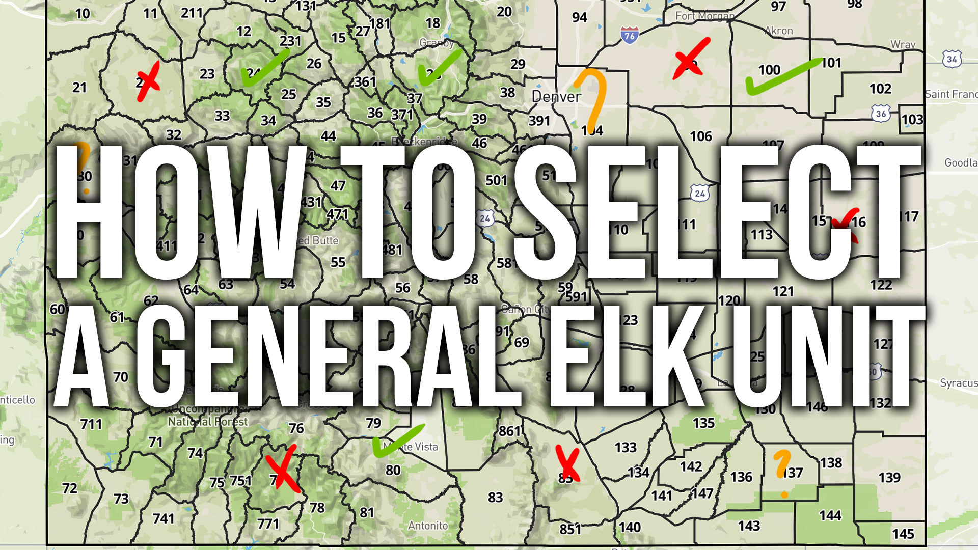 How to Decide on What General Units to Hunt 