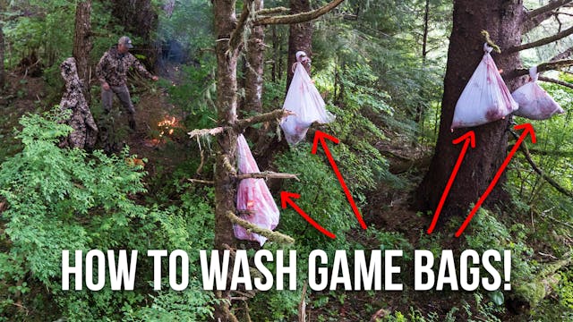 How to Clean Used Game Bags!