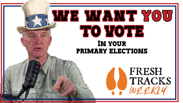 Randy wants YOU to VOTE in your Prima...