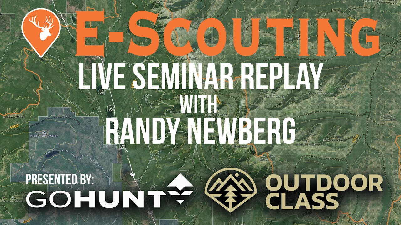 Elk EScouting LIVE Seminar with Randy Live Events Fresh Tracks+
