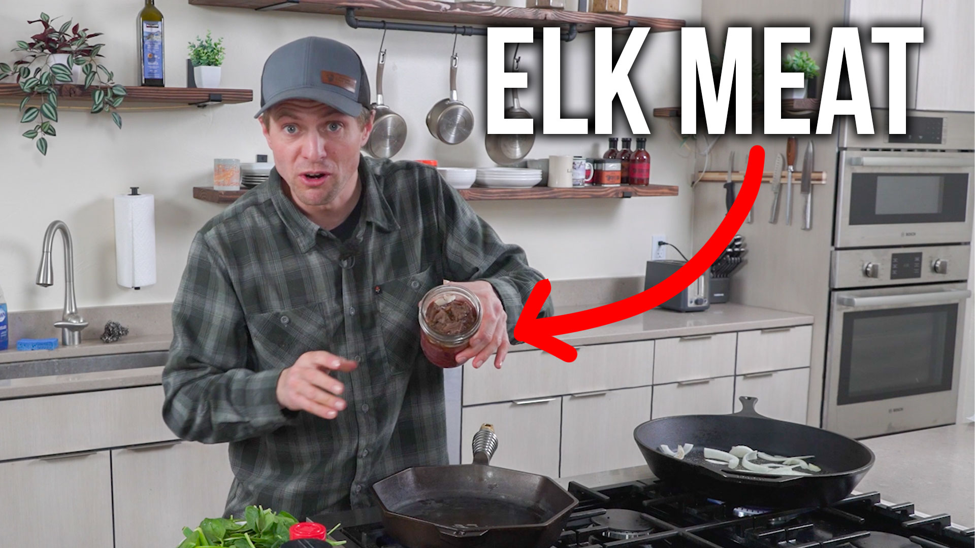 Canned Elk Meat For Lunch! | FRESH SNACKS 