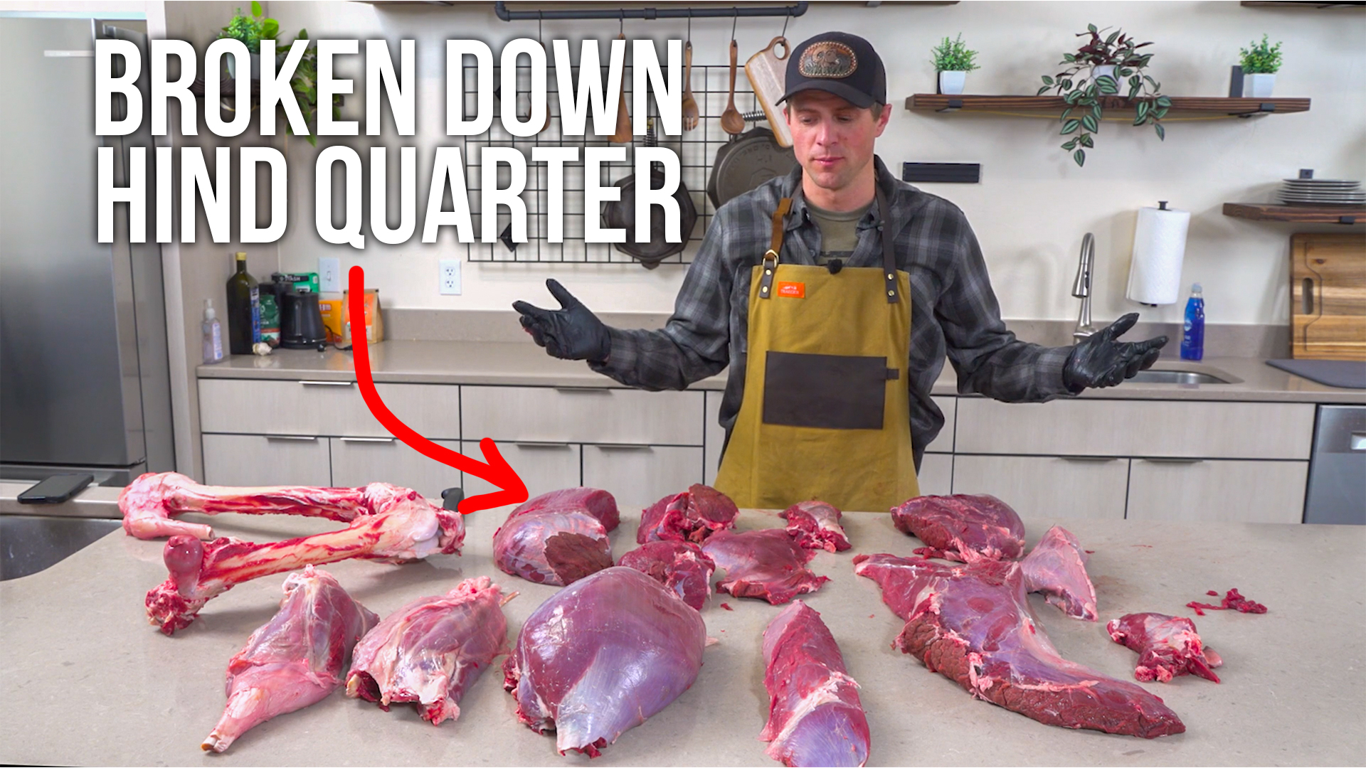 How to Break Down a Elk Hind Quarter and Cook Each Cut 