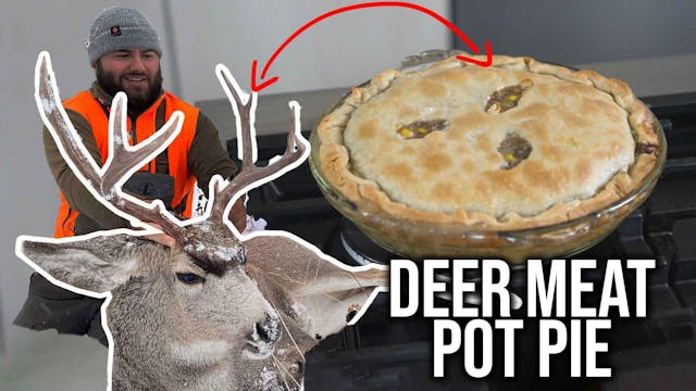 Deer Meat Pot Pie | Fresh Snacks!