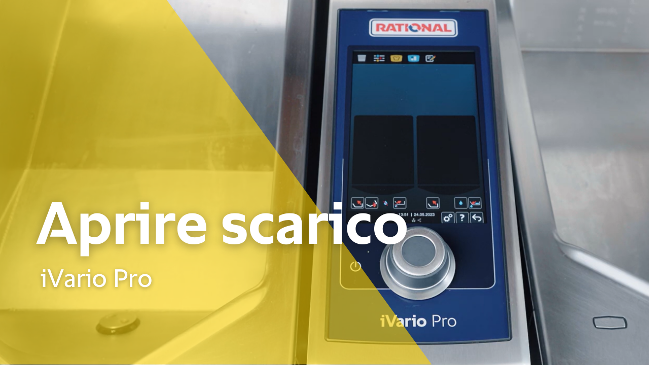 Formazione: Aprire lo scarico in iVario S a pressione, L e XL