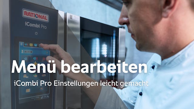 Menüleiste bearbeiten - iCombi Pro Ei...