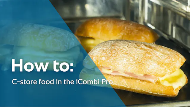 How to: C-store food in the iCombi Pro