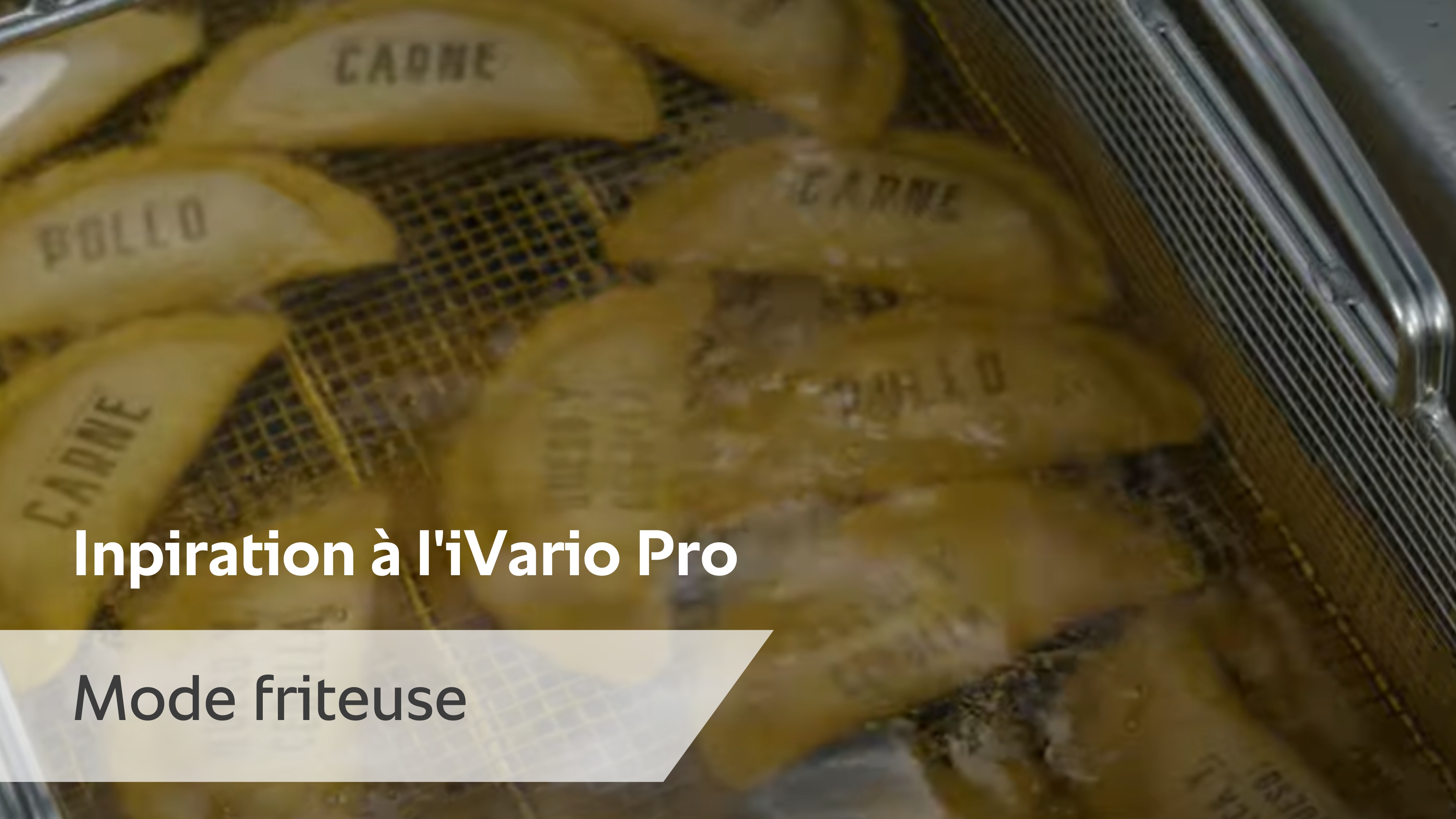 10. Frire dans l'iVario Pro 
