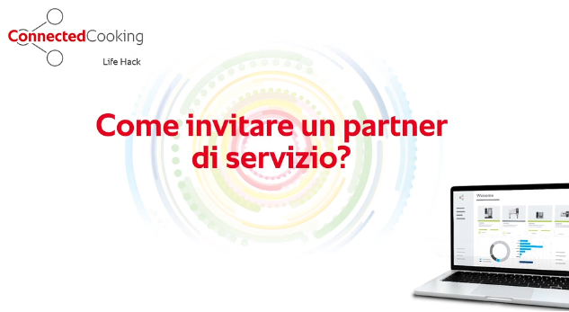 Soluzione: Come invitare un nuovo Service Partner - ConnectedCooking