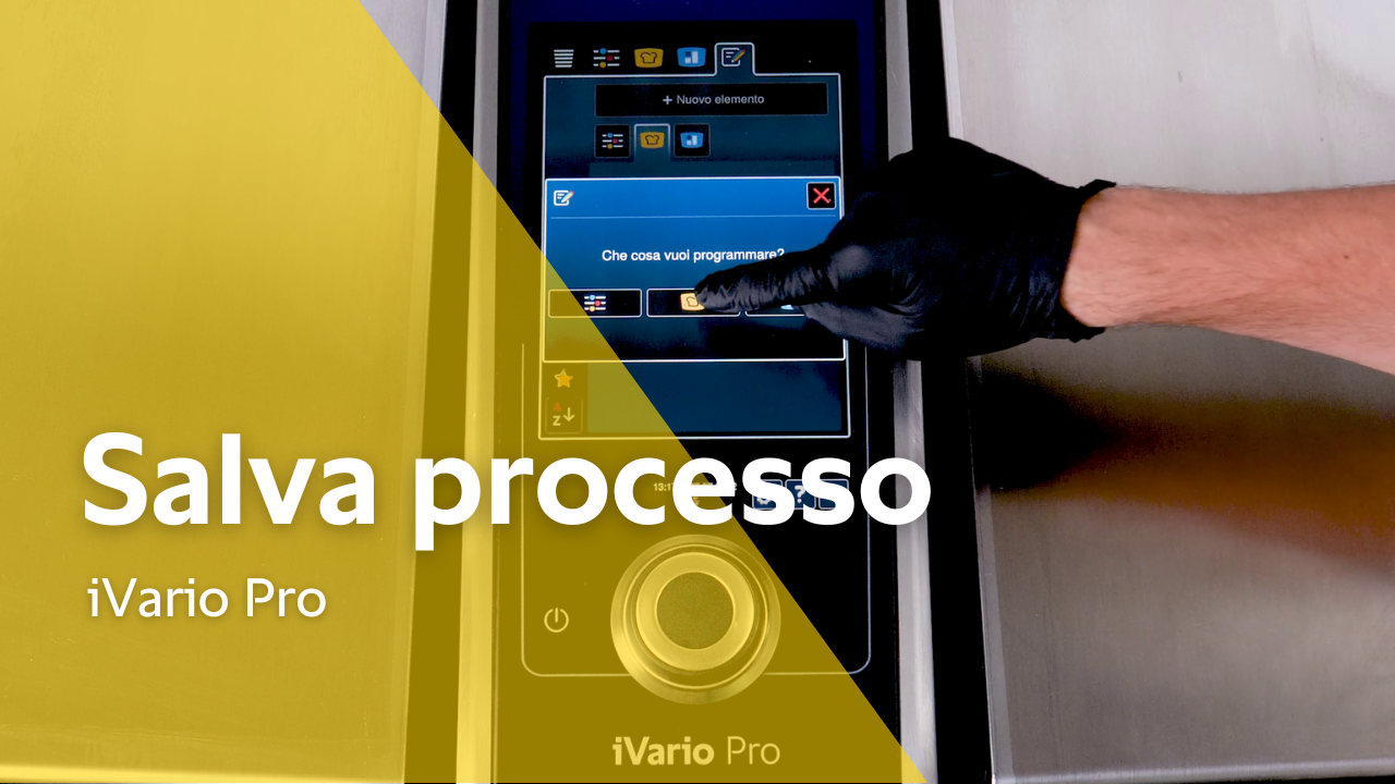 Formazione: Salvare un processo di cottura in iVario Pro