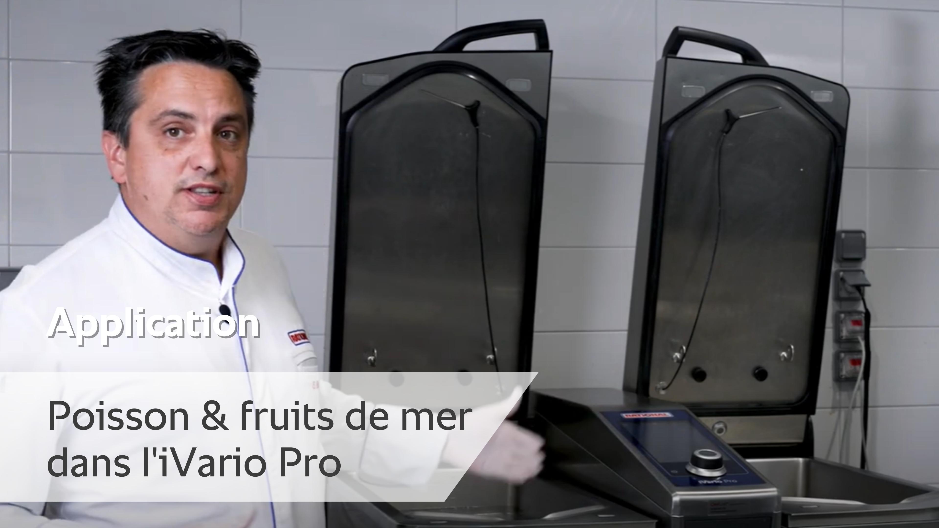 Poissons et fruits de mer dans l'iVario Pro