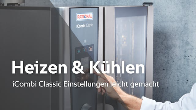 Vorheizen & Cool-down - iCombi Classi...