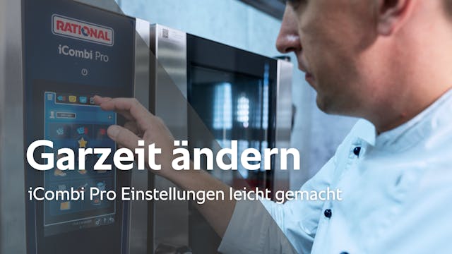 Garzeitformat ändern - iCombi Pro Ein...