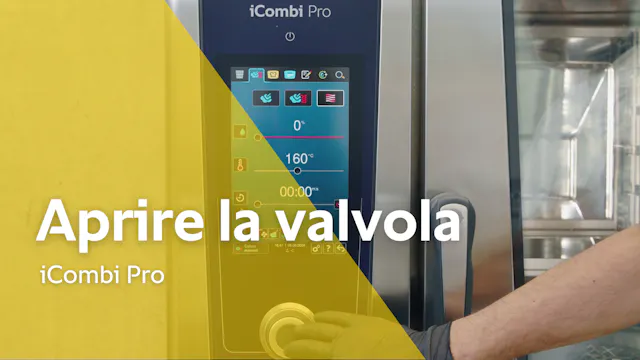 Formazione: Aprire la valvola di iCom...