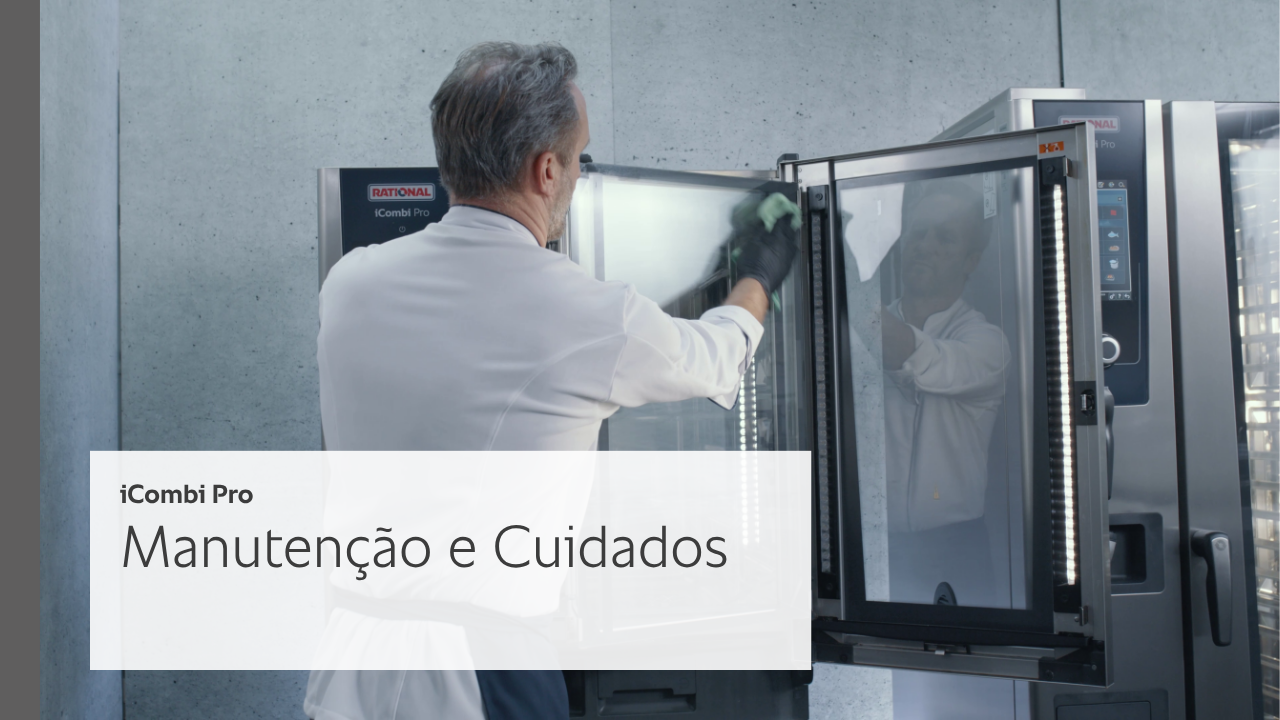 Manutenção e cuidados | iCombi Pro.