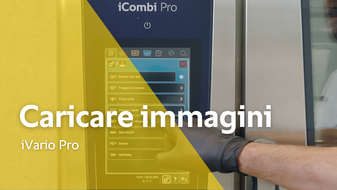 Formazione: Caricare immagini in iCombi Pro