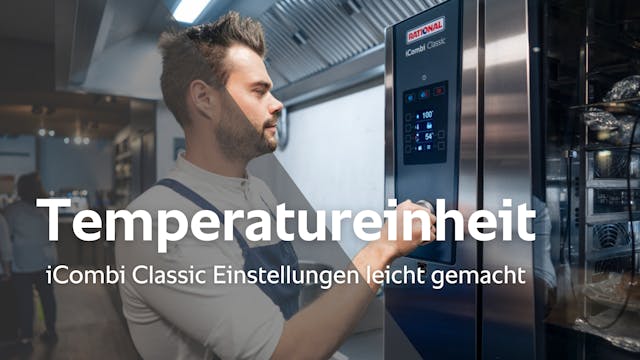 Temperatureinheit ändern - iCombi Cla...