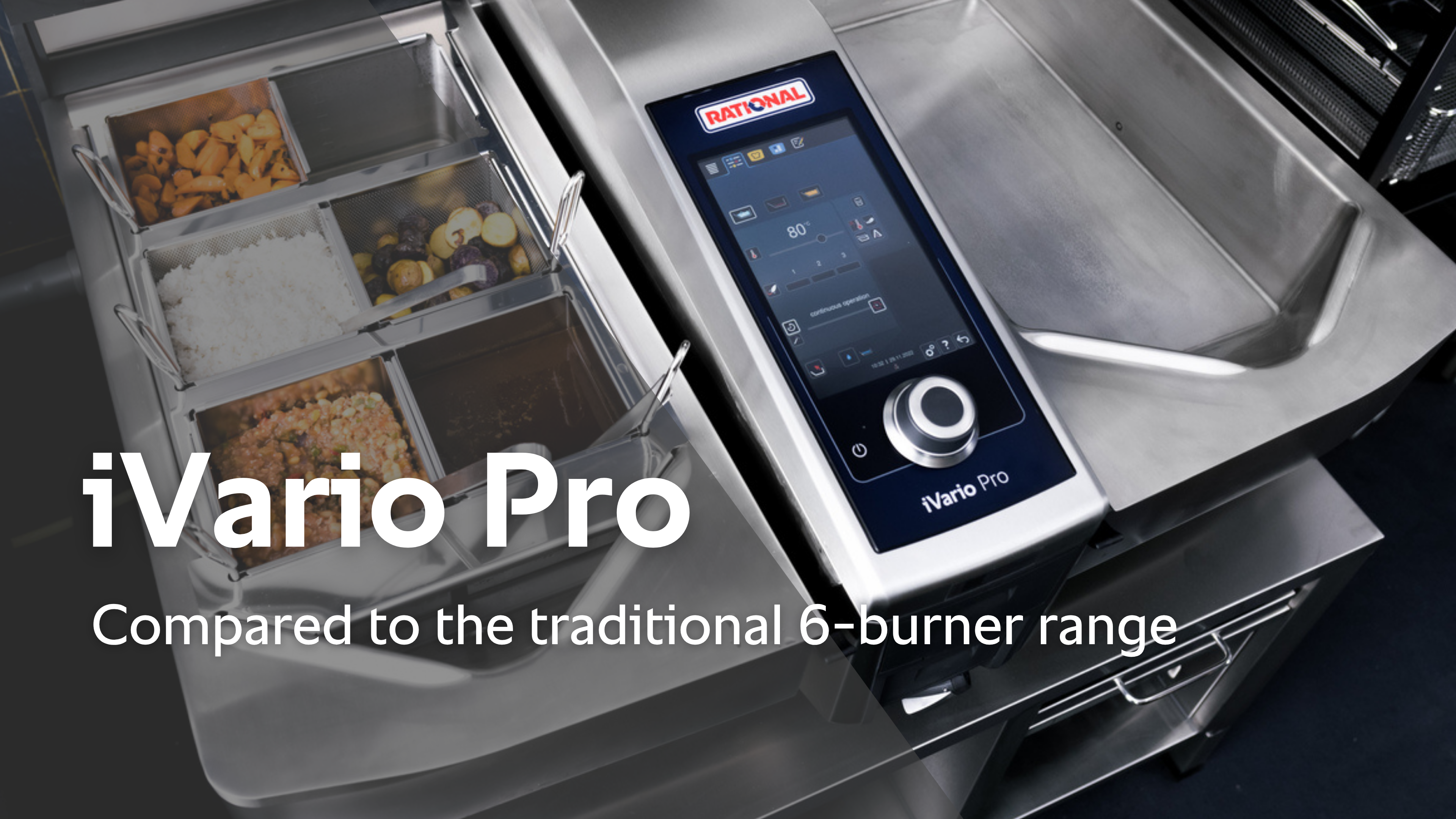 RATIONAL iVario Pro vs. 6-burner range
