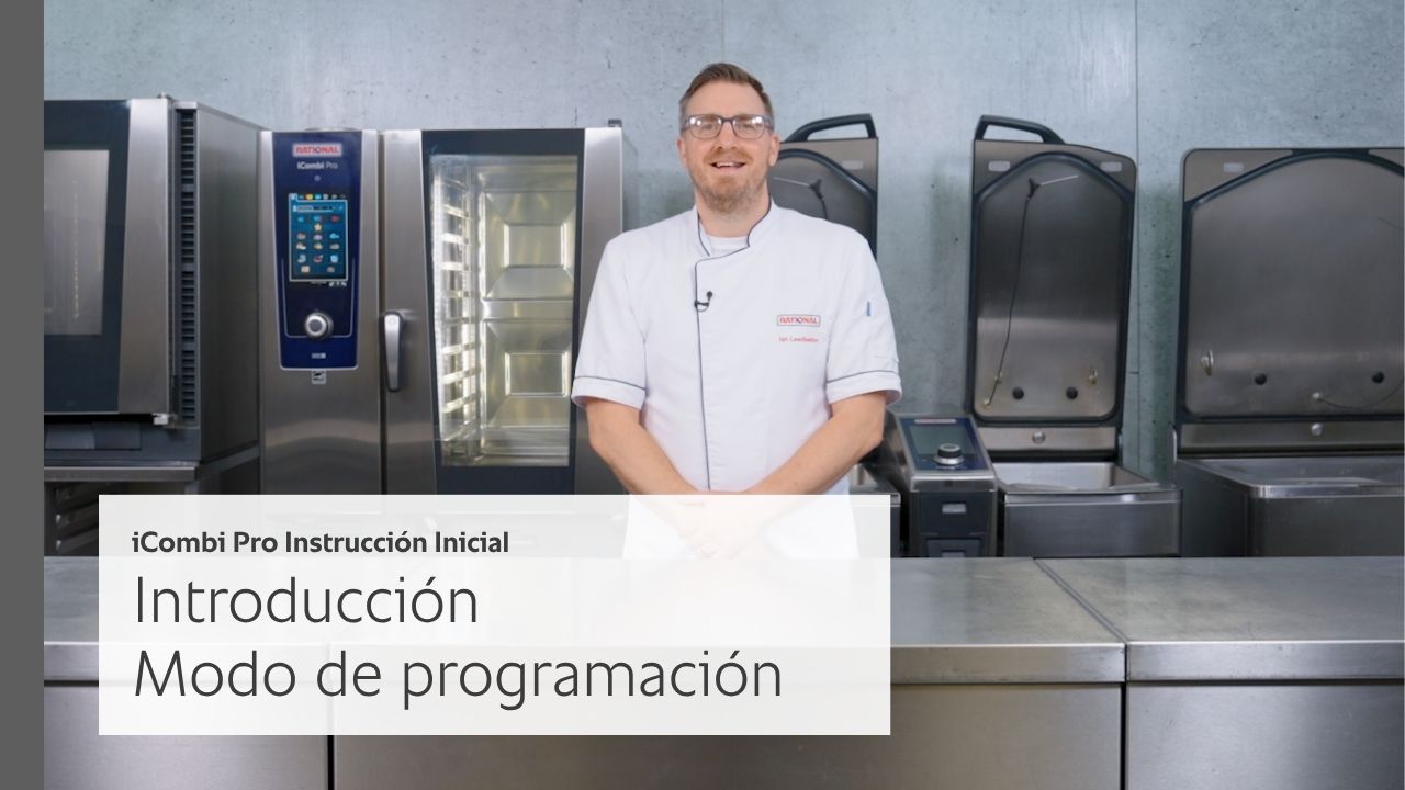 05-00 Introducción al modo de programación - Instrucción inicial iCombi Pro