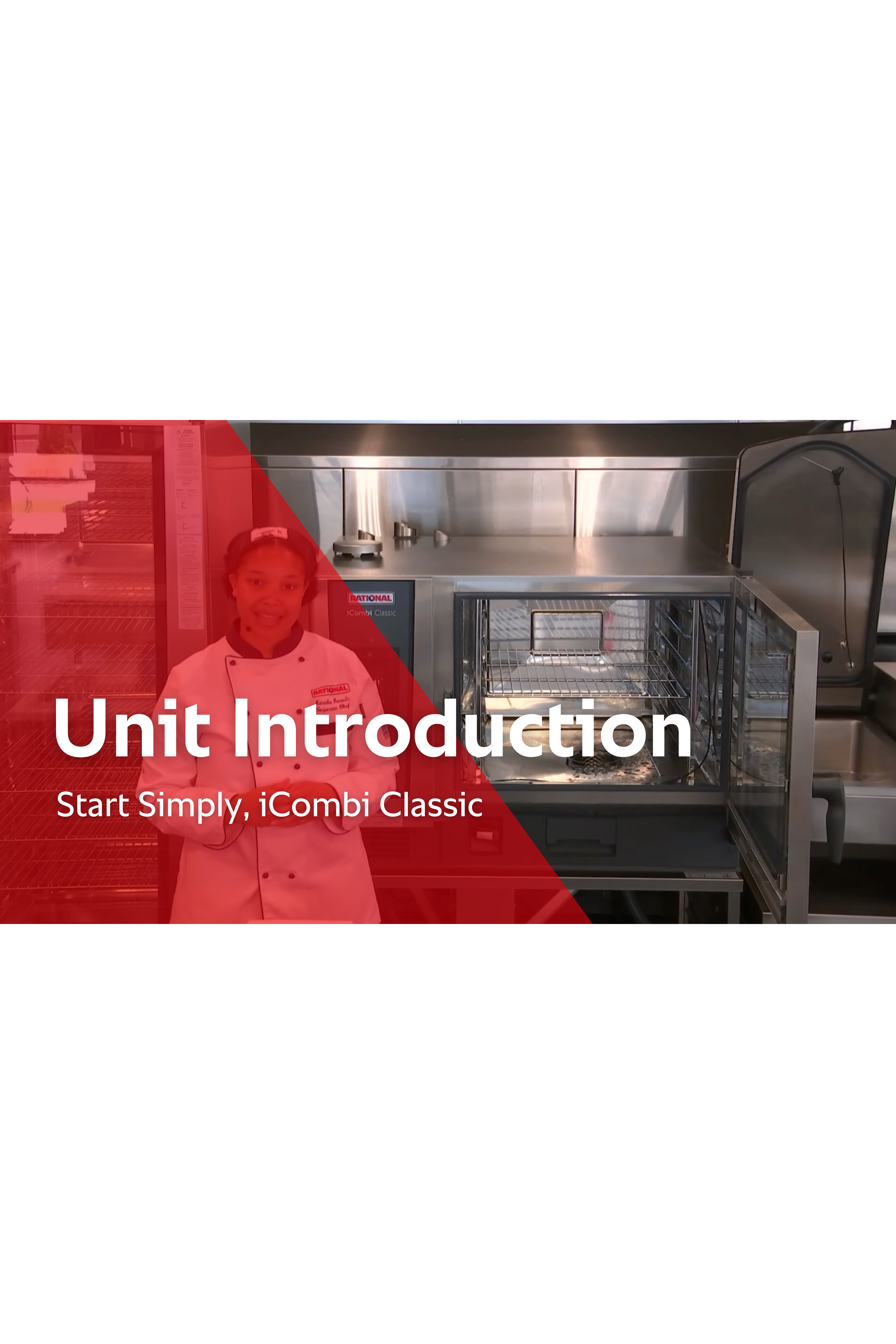 Start Simply: Unit Introduction for the iCombi Classic