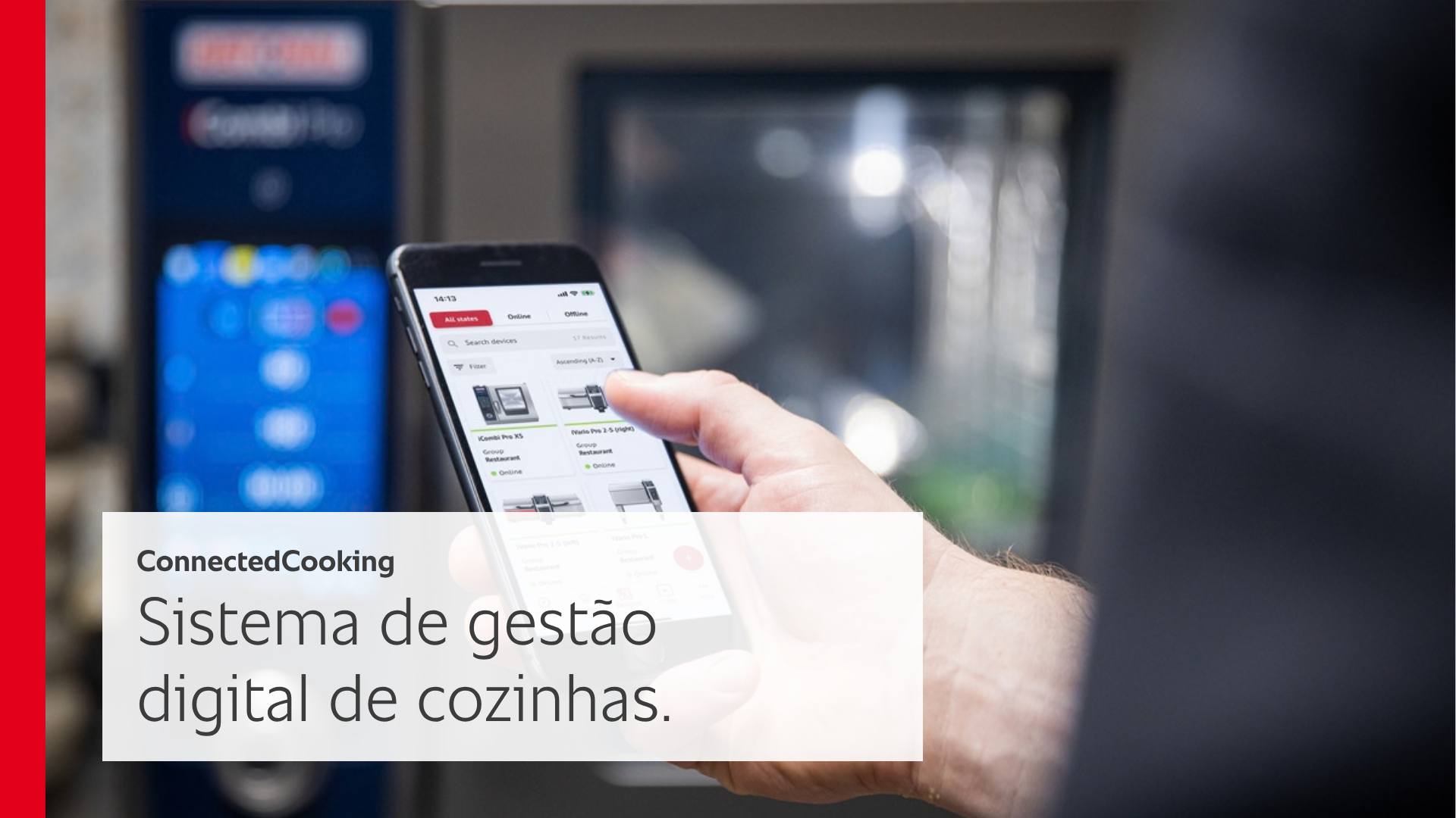 ConnectedCooking | Sistema de gestão  digital de cozinhas.