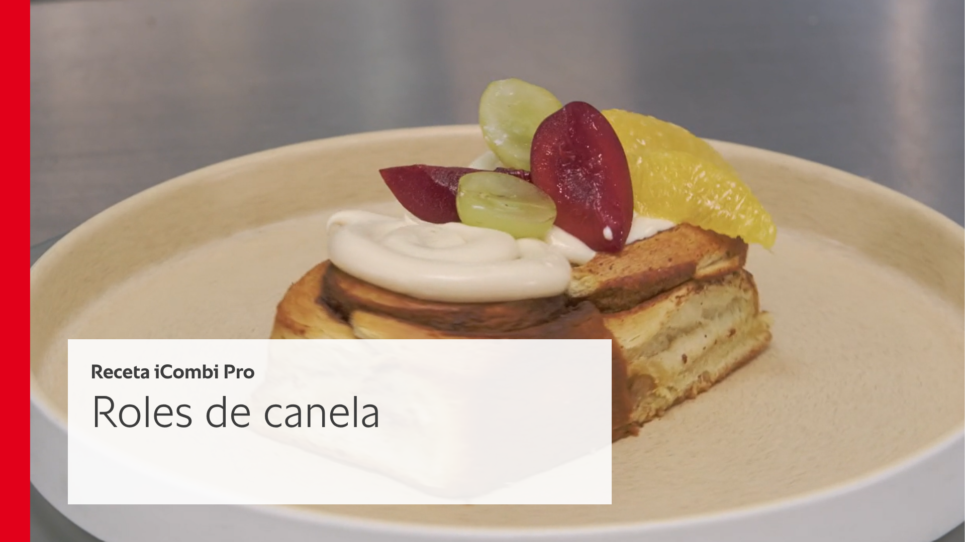 Roles de canela en el iCombi Pro