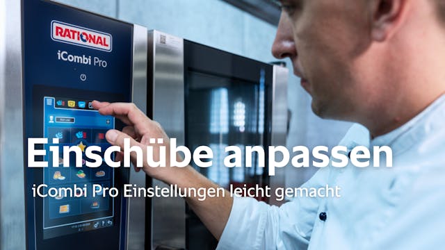 Einschübe anpassen - iCombi Pro Einst...