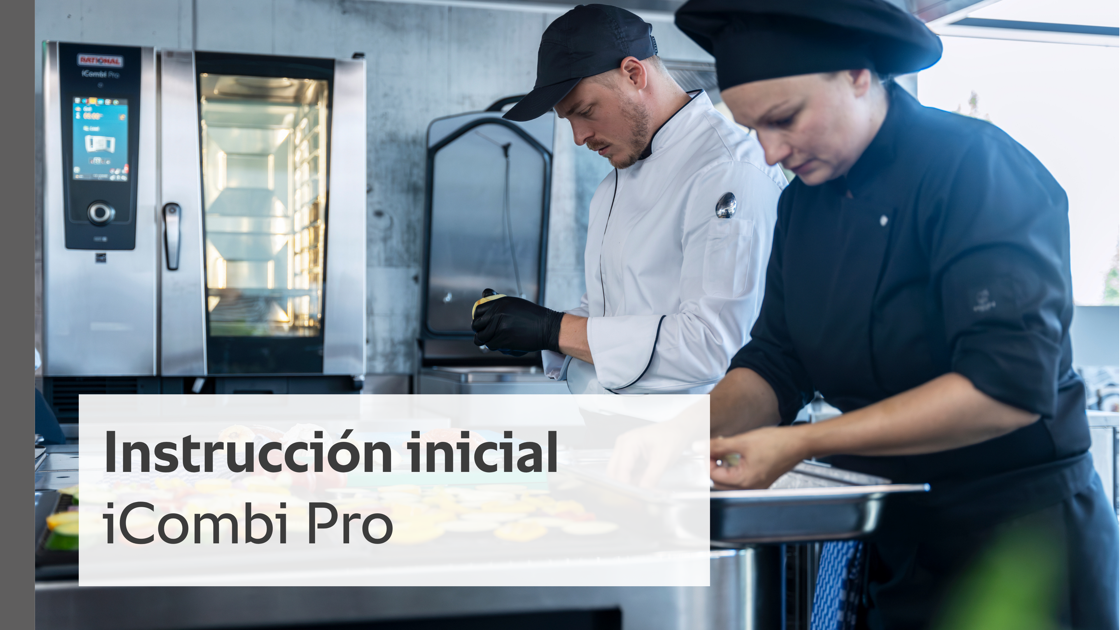 Instrucción Inicial | Introducción al iCombi Pro