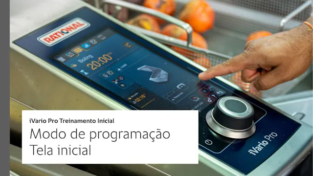 Tela inicial do Modo de programação –...