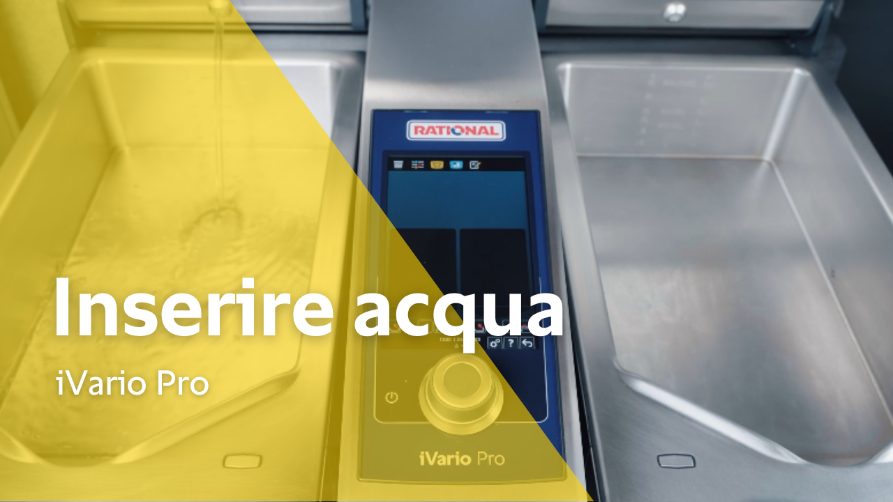 Formazione: Inserire l'acqua dal display di iVario Pro
