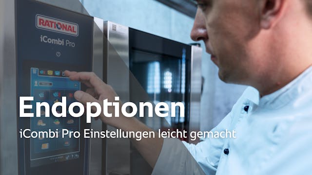 Endoptionen einsehen - iCombi Pro Ein...