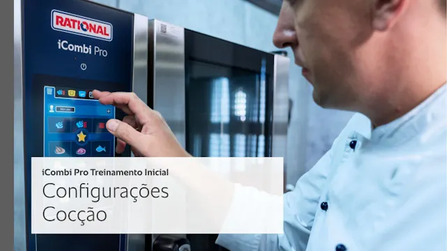 Configurações de cocção – Treinamento...