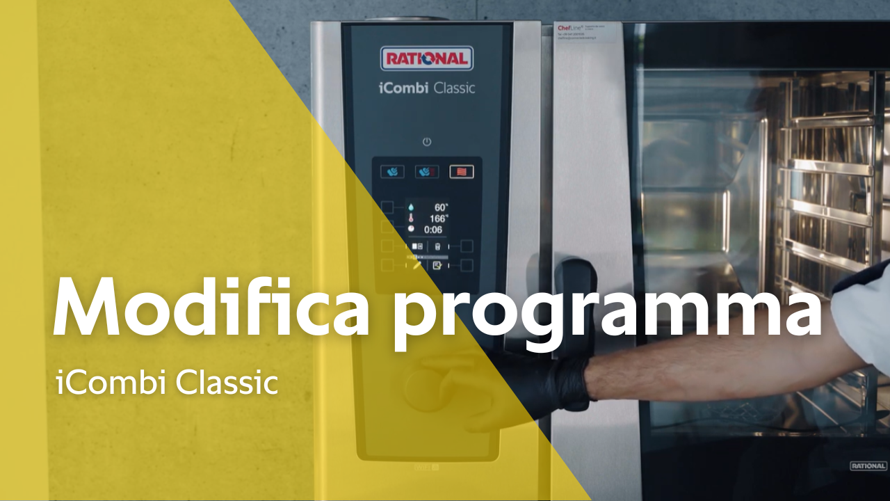 Formazione: Modificare o eliminare un programma in iCombi Classic